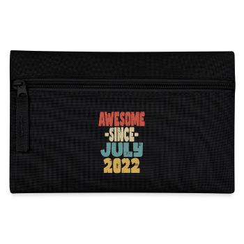 2022 July Birthday Retro - Pencil Case - black - Front