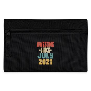 2021 Juli Geburtstag Retro - Federtasche - Schwarz - Vorne