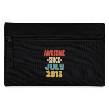 2013 July Birthday Retro - Pencil Case - black - Front