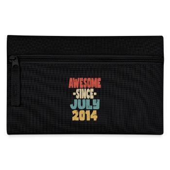 2014 Juli Geburtstag Retro - Federtasche - Schwarz - Vorne