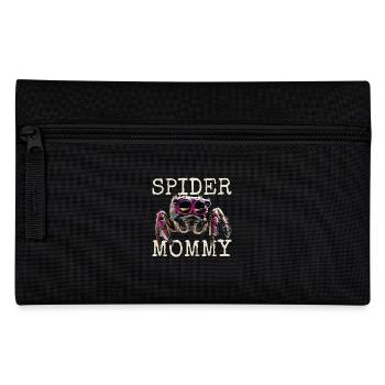 Spiders Mama Spider Mommy Tarantulas Mom Spider - Pencil Case - black - Front