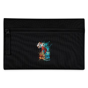 Splash Art Sibirischer indischer tiger - Federtasche - Schwarz - Vorne