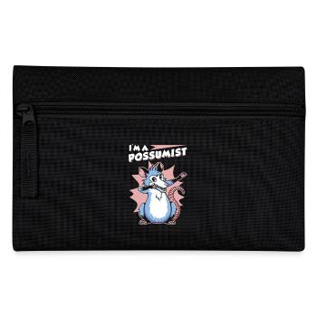 Opossum Saying - Pencil Case - black - Front