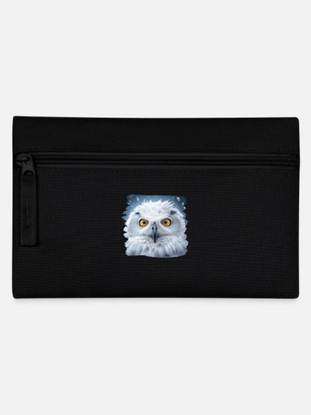 Owls Owl Owl Eagle Owl Night Owl Owl - Pencil Case - black