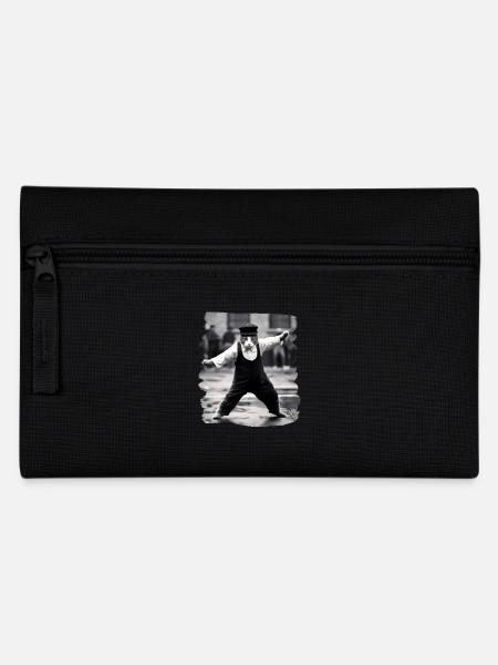 Katzen Katze Katzenliebhaber lustiges Katzen - Federtasche - Schwarz