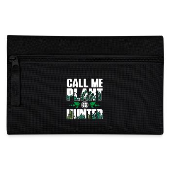 Horticulturist Botanist call me plant hunter - Federtasche - Schwarz - Vorne
