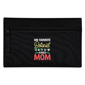 Mothers day My favorite botanist calls me mom - Federtasche - Schwarz - Vorne