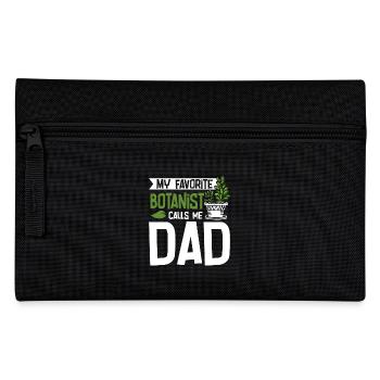 Fathers day My favorite botanist calls me dad - Federtasche - Schwarz - Vorne