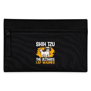 Shih Tzu the ultimate lap warrior - Pencil Case - black - Front
