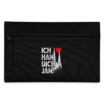 Ich Han Dich Jän Kölsch Kölle Kölner Karneval Köln - Federtasche - Schwarz - Vorne