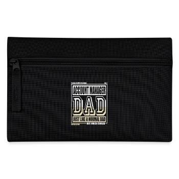 Buchhalter Papa Geschenk - Federtasche - Schwarz - Vorne