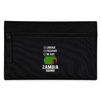 Zambia Souvenir Holidays - Pencil Case - black - Front