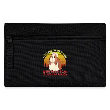 Je n’aboie pas toujours la nuit, mais quand je le fais - Trousse - noir - Devant