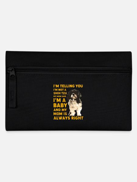 Shih Tzu - Pencil Case - black