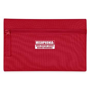 Misophonie Dire des sons de tous les jours - Trousse - rouge - Devant