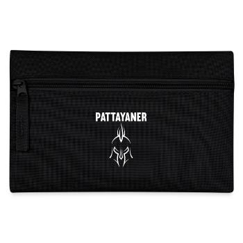 Vintage Thailand Thai Pattayaner Pattaya - Federtasche - Schwarz - Vorne