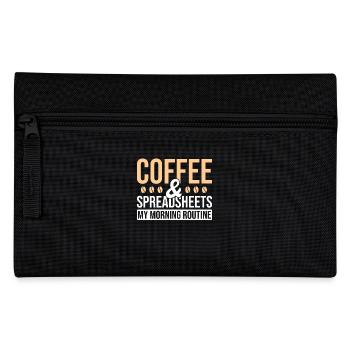 Buchhalter-tabellenkaffee - Federtasche - Schwarz - Vorne