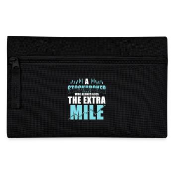 Stockbroker proverb - Pencil Case - black - Front