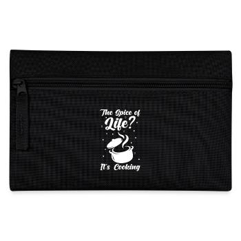 Chef Culinary chef says the spice of life? - Pencil Case - black - Front