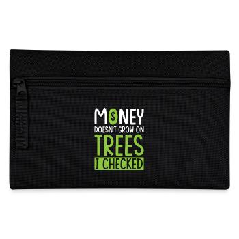 Gift for Finance Managers - Pencil Case - black - Front
