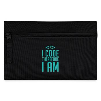 Programmer Developer Coder Code - Pencil Case - black - Front