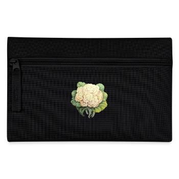 Blumenkohl Gemüse - Federtasche - Schwarz - Vorne