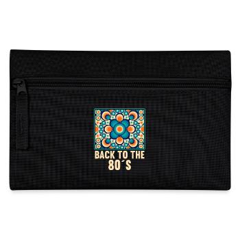 Fête à thème des années 80 Retour au costume des années 80 - Trousse - noir - Devant