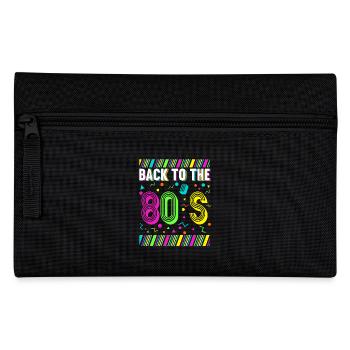 Fête à thème des années 80 Retour au costume des années 80 - Trousse - noir - Devant
