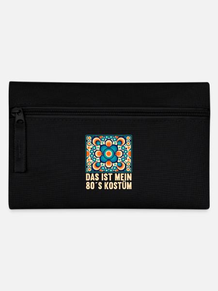 80er Motto Party Das ist mein 80er Jahre Kostüm - Federtasche - Schwarz