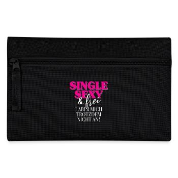 Single Sexy Frei Laber Mich Trotzdem Nicht An Solo - Federtasche - Schwarz - Vorne