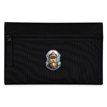 Matrose Alter Mann - Federtasche - Schwarz - Vorne