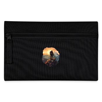 Bergsteigen - Federtasche - Schwarz - Vorne