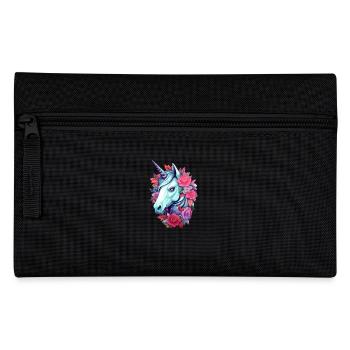 Unicorn Floral Aesthetics - Pencil Case - black - Front
