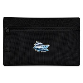 Yacht Motorboat - Pencil Case - black - Front