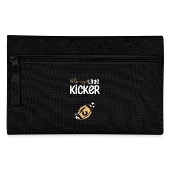 Pregnancy Football mommy's little kicker - Federtasche - Schwarz - Vorne