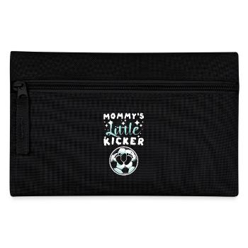 Pregnancy Soccer mommy's little kicker - Federtasche - Schwarz - Vorne