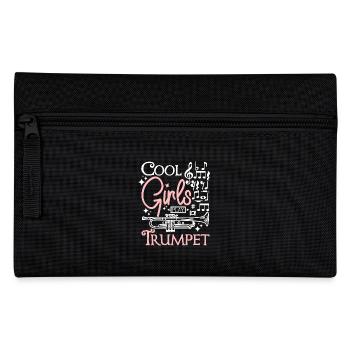 Les trompettistes cool girls jouent de la trompette - Trousse - noir - Devant