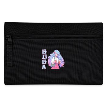 Anime and Boba Bubble Tea - Pencil Case - black - Front