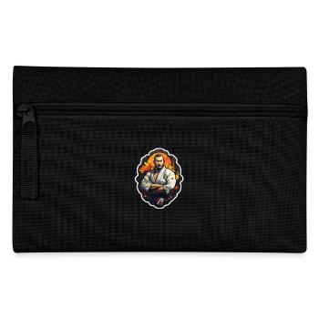 Jiu Jitsu Kämpfer - Federtasche - Schwarz - Vorne