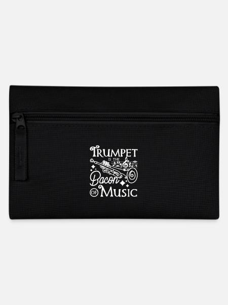 Trumpeters trumpet is the bacon of music - Federtasche - Schwarz