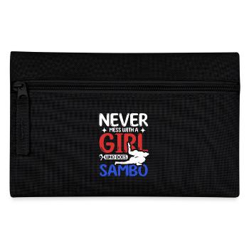 Ne plaisante jamais avec une fille qui fait du Sambo - Trousse - noir - Devant