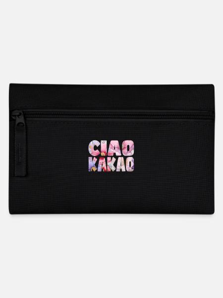 Ciao Kakao Blumenmuster - Federtasche - Schwarz
