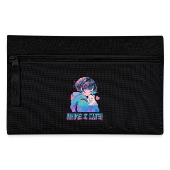 Anime et chats Kawaii Girl Anime - Trousse - noir - Devant