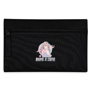 Anime et chats Kawaii Girl Anime - Trousse - noir - Devant