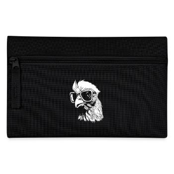 intelligent chicken - Pencil Case - black - Front