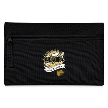 Belle idee cadeau souvenir carte de la guadeloupe - Trousse - noir - Devant