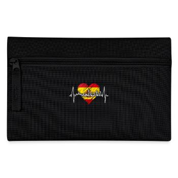 Madrid Skyline Heartbeat Espagne Silhouette Pulse - Trousse - noir - Devant