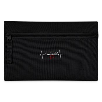 Madrid Skyline Heartbeat Espagne Silhouette Pulse - Trousse - noir - Devant