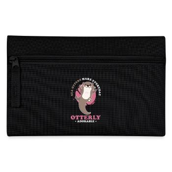 Seeotter Spruch Lustig Otter Geschenk - Federtasche - Schwarz - Vorne