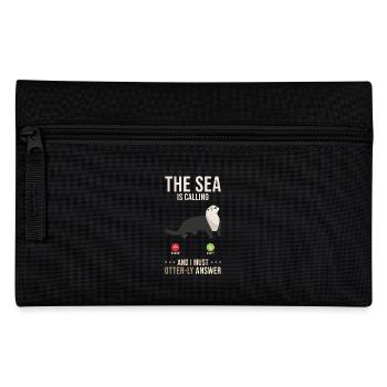 Seeotter Spruch Lustig Otter Geschenk - Federtasche - Schwarz - Vorne